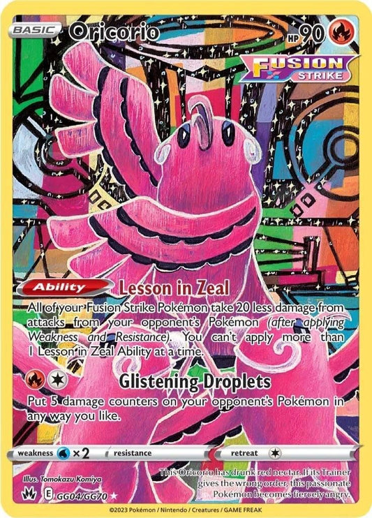 Pokemon TCG Oricorio GG04/GG70 Crown Zeninth
