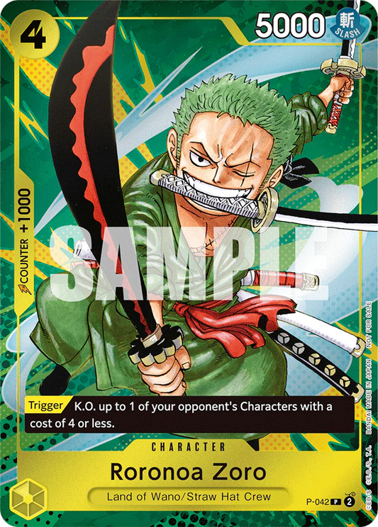 One Piece Card Game Roronoa Zoro Event Pack Vol.3 P-042