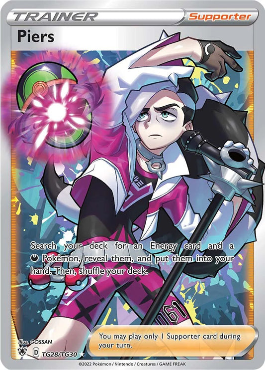 Pokemon TCG Piers Full Art Trainer TG28/TG30 Astral Radiance