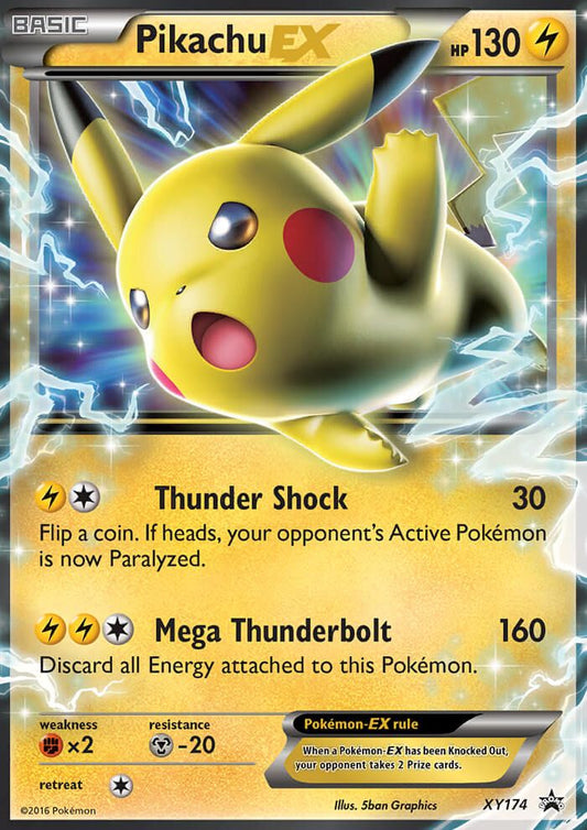 Pokemon TCG Pikachu EX XY174 Promo