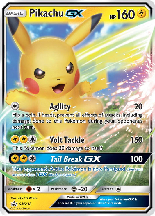 Pokemon TCG Pikachu GX SM232 Promo