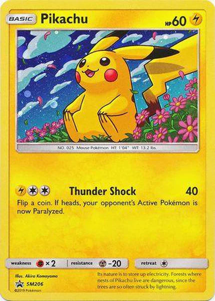 Pokemon TCG Pikachu SM206 Promo