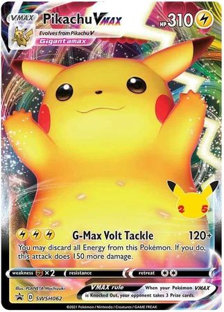 Pokemon TCG Pikachu VMAX SWSK062 Promo