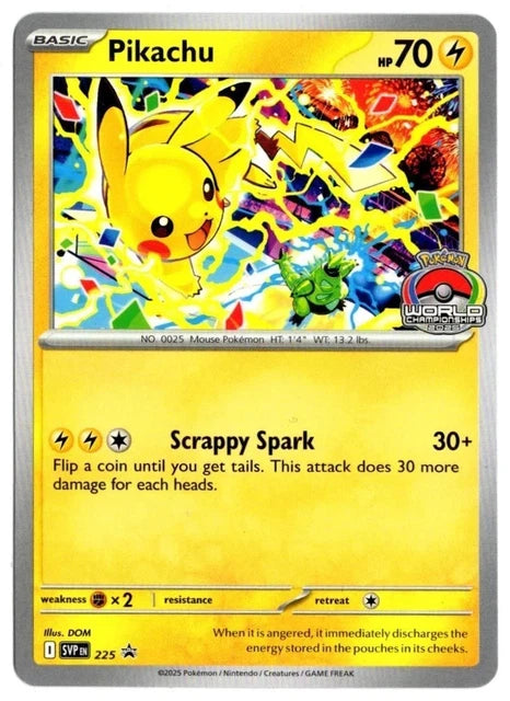 Pokemon TCG Pikachu SVP225 Promo