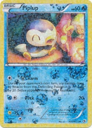 Pokemon TCG Piplup RC6/RC25 Legendary Treasures