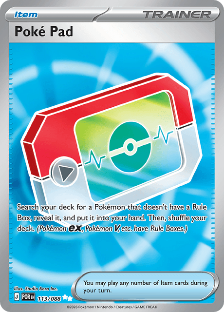 Pokemon TCG Poke Pad 113/088 Ascended Heroes