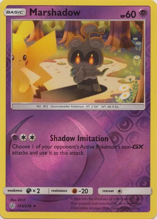 Pokemon TCG Marshadow 103/236 Cosmic Eclipse
