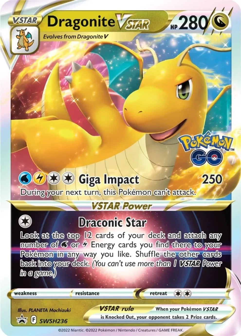 Pokemon TCG Dragonite VSTAR SWSH236 Promo