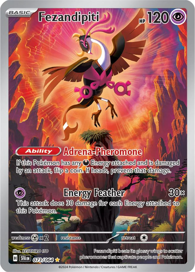 Pokemon TCG Fezandipiti 073/064 Shrouded Fable