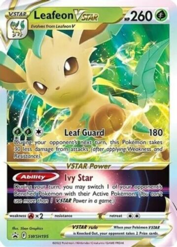 Pokemon TCG Leafeon VSTAR SWSH195 Promo