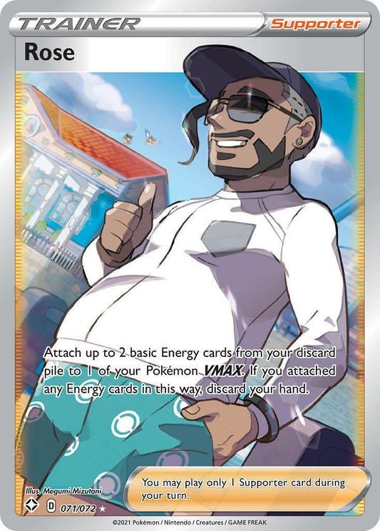 Pokemon TCG Rose Full Art Trainer 071/072 Shining Fates