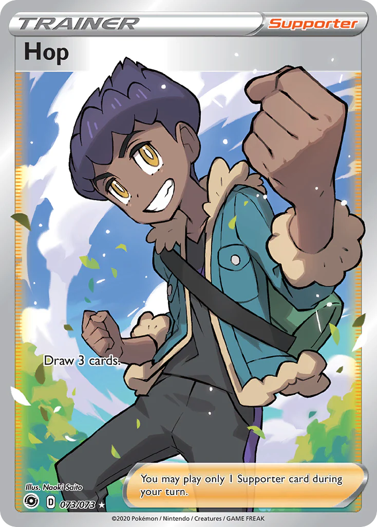 Pokemon TCG Hop Full Art Trainer 073/073 Champions Path