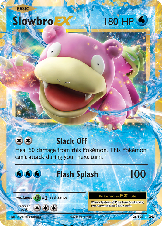 Pokemon TCG Slowbro EX 26/108 XY Evolutions