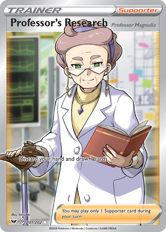 Pokemon TCG Professor's Reserch 201/202 Sword & Shield