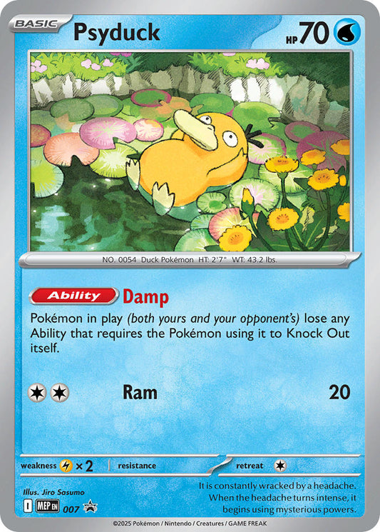 Pokemon TCG Psyduck MEP007 Promo
