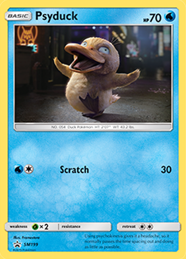 Pokemon TCG Psyduck SM199 Promo