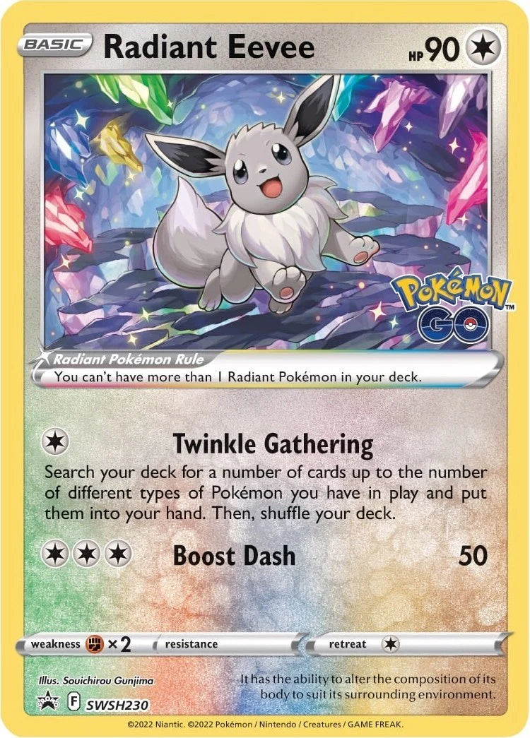 Pokemon TCG Radiant Eevee Promo SWSH230