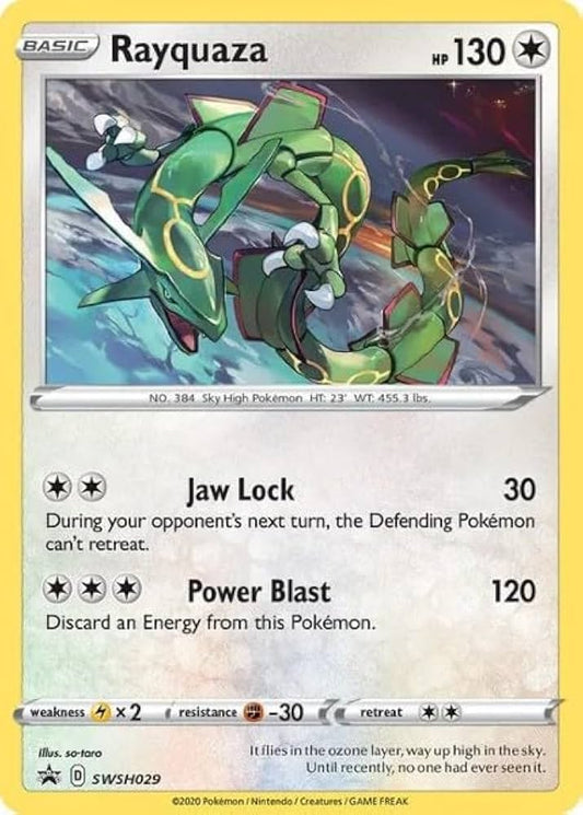 Pokemon TCG Rayquaza SWSH029 Promo