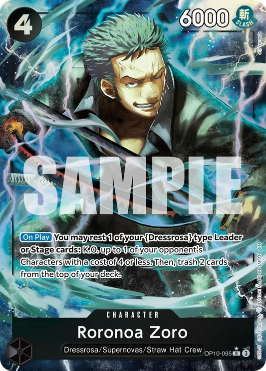 One Piece Card Game Roronoa Zoro OP10 The Best Vol.2 OP10-095