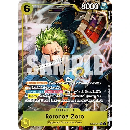 One Piece Card Game Roronoa Zoro ST29 Starter Deck ST29-014