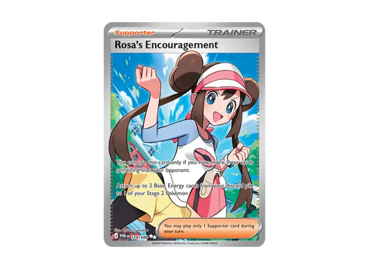 Pokemon TCG Rosa's Encouragement Full Art Trainer 114/088 Perfect Order
