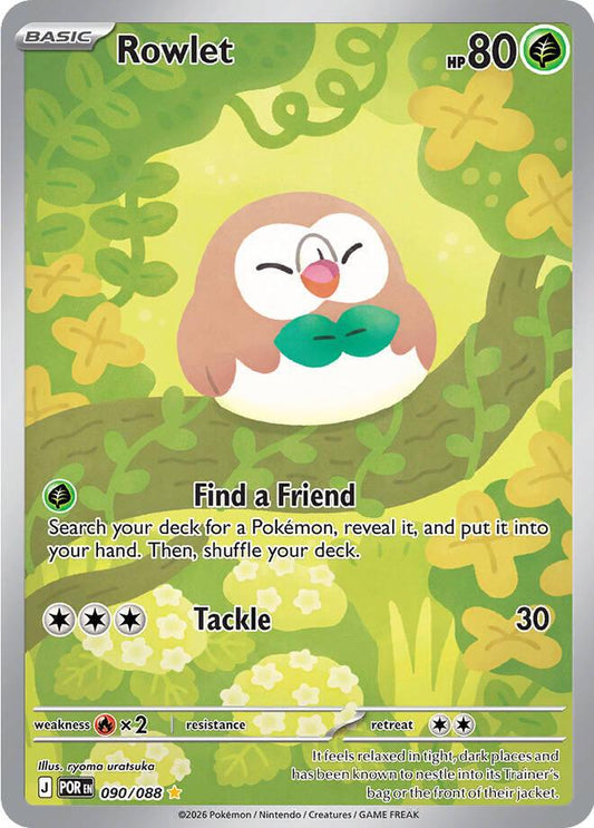 Pokemon TCG Rowlet 090/088 Perfect Order