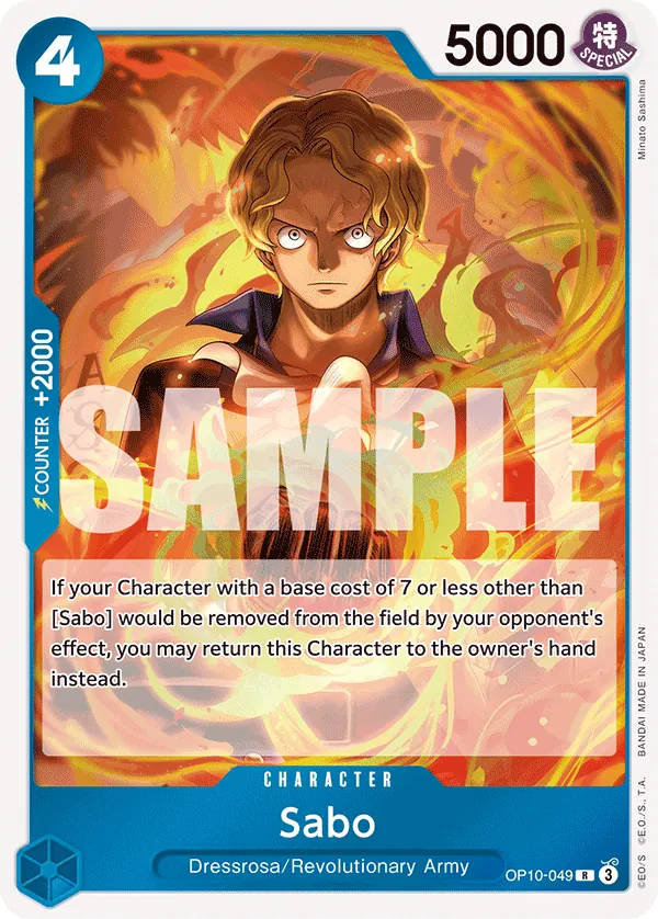 One Piece Card Game Sabo OP10 Royal Blood OP10-049