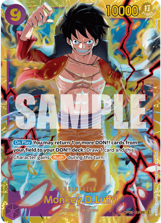 One Piece Card Game Monkey.D.Luffy OP09 Emperors In The New World OP09-119