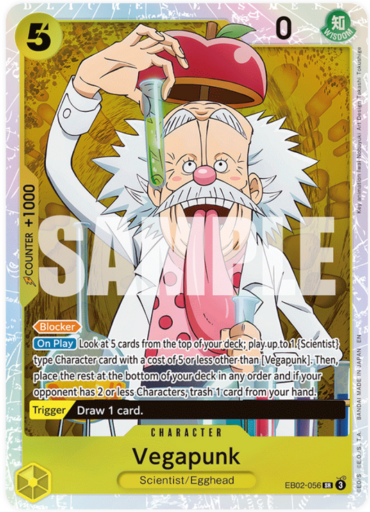 One Piece Card Game Vegapunk EB02 Anime 25th Collection EB02-056