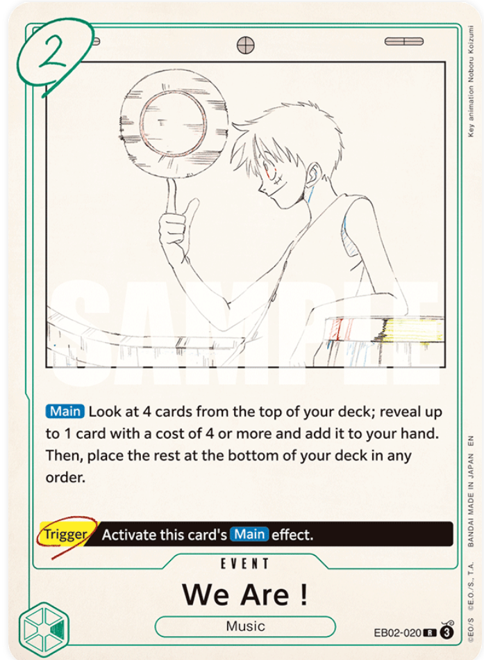 One Piece Card Game We Are! EB02 Anime 25th Collection EB02-020