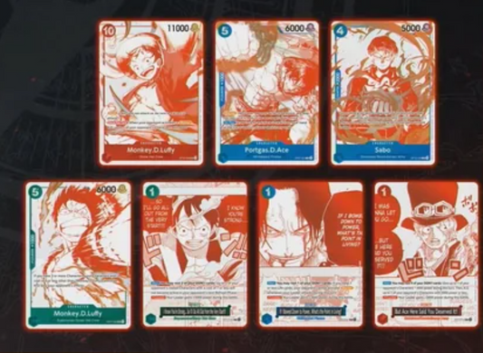 One Piece Card Game 3rd Anniversary Treasure Pack Campaign Set of 7