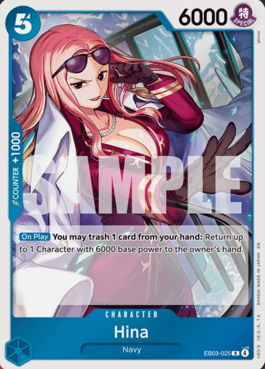 One Piece Card Game Hina EB03 Extra Booster One Piece Heroines Edition EB03-025