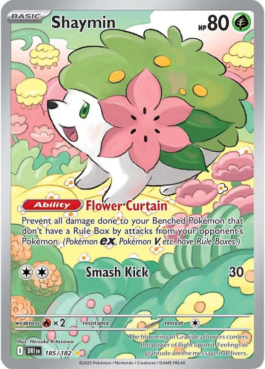Pokemon TCG Shaymin 185/182 Dentined Rivals
