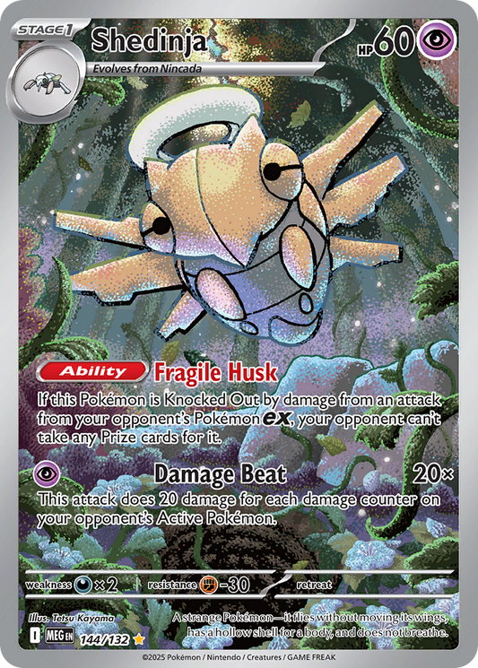 Pokemon TCG Shedinja 144/132 Mega Evolution