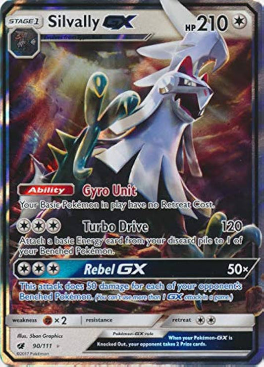 Pokemon TCG Silvally GX 90/111 Crimson Invasion