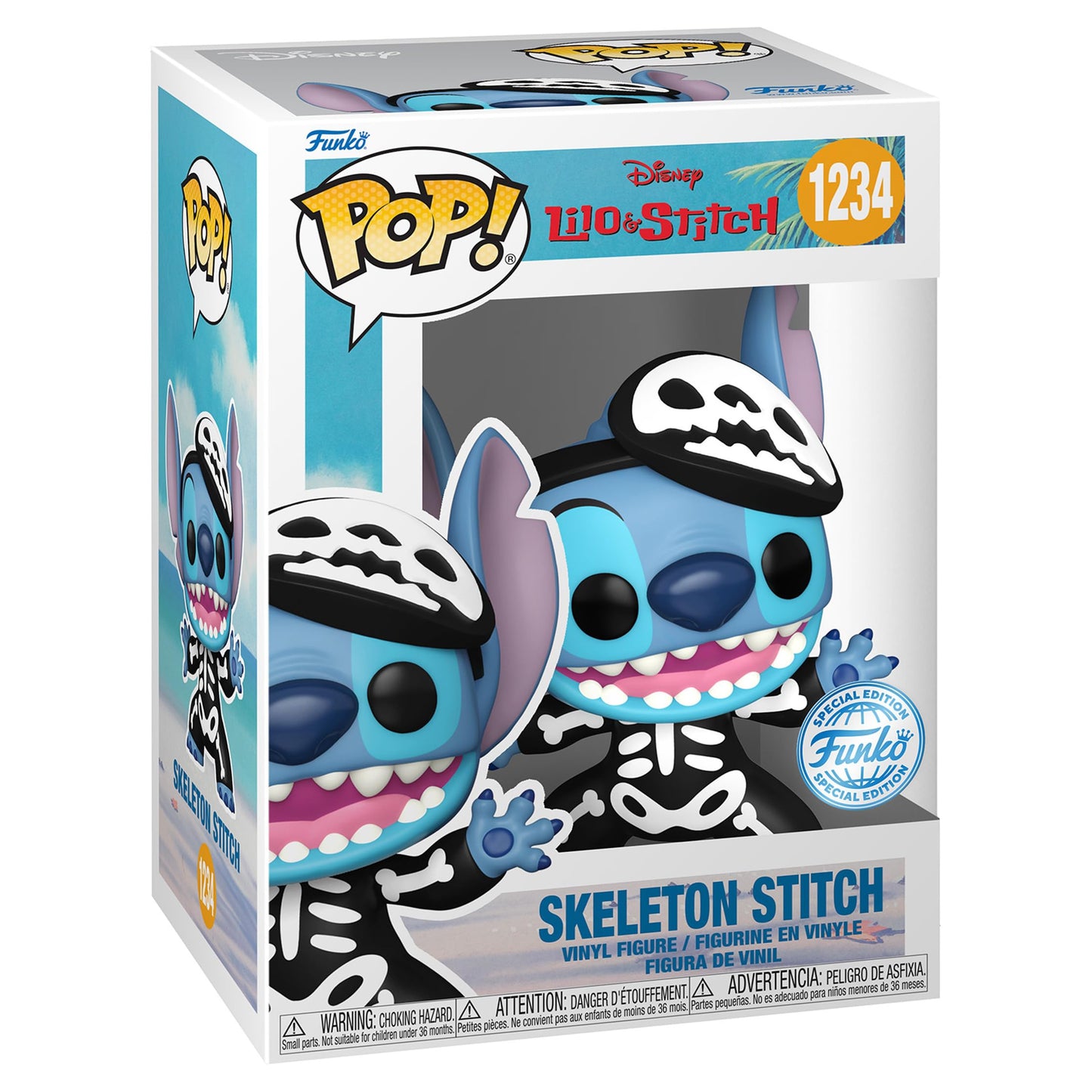 Funko POP! Disney Lilo & Stitch Stitch Skeleton Stitch Special Edition