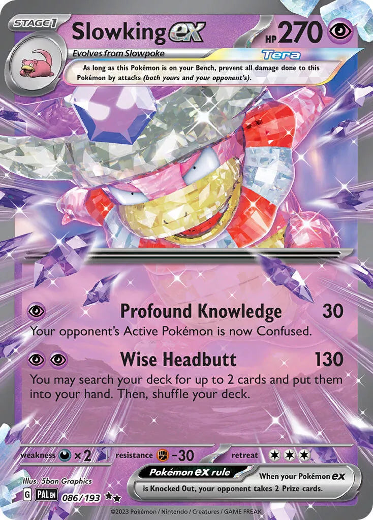 Pokemon TCG Slowking EX 086/193 Paldea Evolved