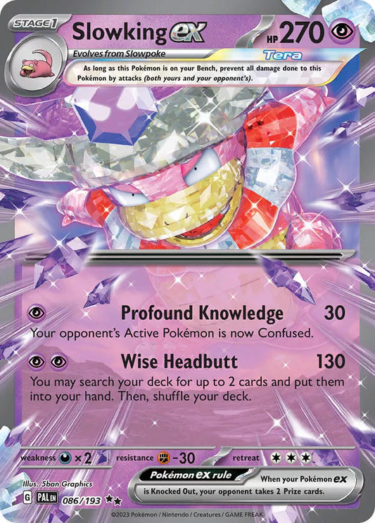 Pokemon TCG Slowking EX 086/193 Paldea Evolved