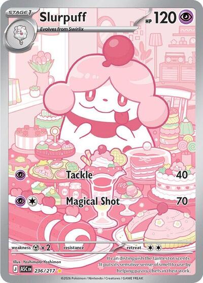 Pokemon TCG Slurpuff 236/217 Ascended Heroes