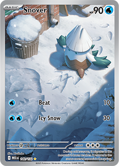 Pokemon TCG Snover 140/132 Mega Evolution