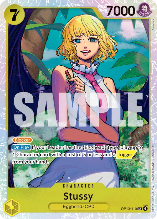 One Piece Card Game Stussy OP13 Carrying On His Will OP13-110