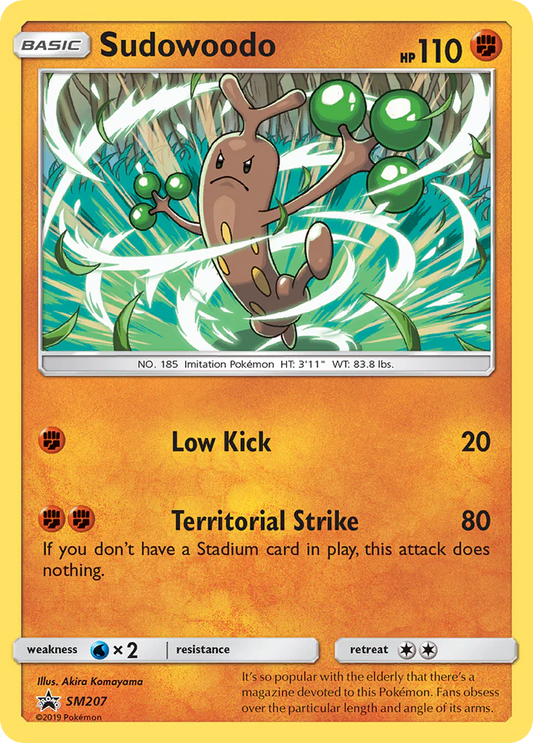 Pokemon TCG Sudowoodo SM207 Promo