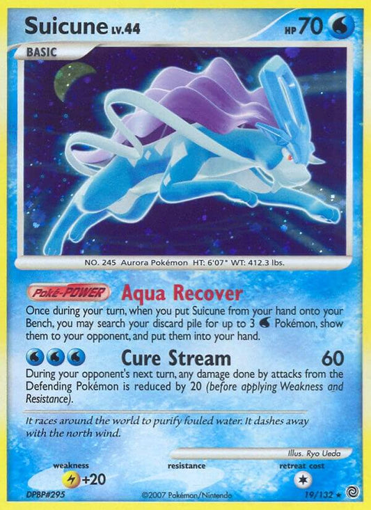 Pokemon TCG Suicune Lv.44 DPBP#295 Secret Wonder