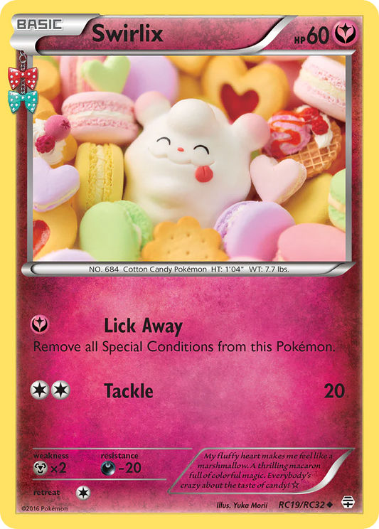 Pokemon TCG Swirlix RC19/RC32 Generation