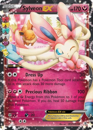 Pokemon TCG Sylveon EX RC21/RC32 Generations Radiant Collection