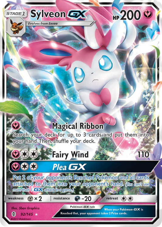 Pokemon TCG Sylveon GX 92/145 Guardians Rising