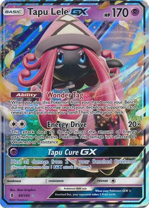Pokemon TCG Tapu Lele GX 60/145 Guardians Rising