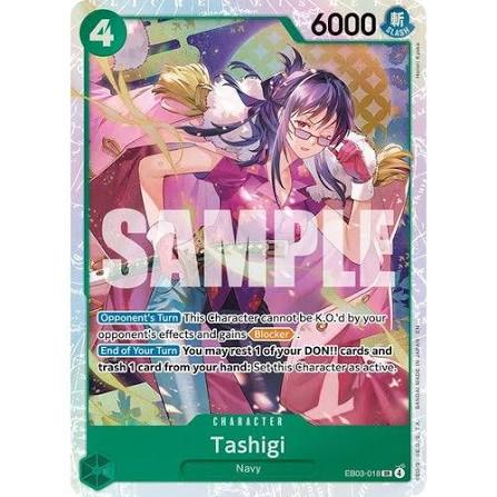 One Piece Card Game Tashigi EB03 Extra Booster One Piece Heroines Edition EB03-018