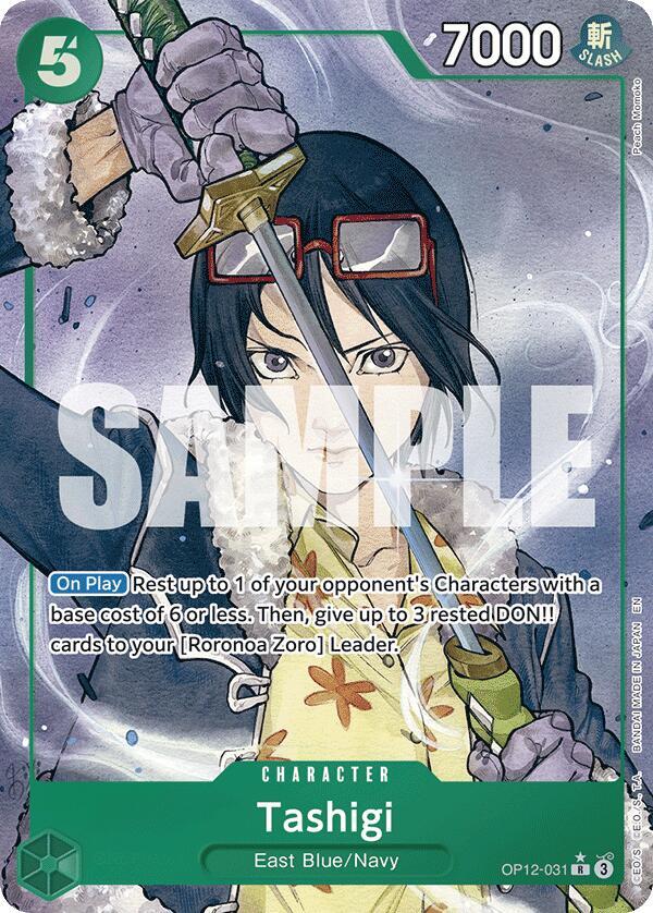 One Piece Card Game Tashigi OP12 Legacy Of The Master OP12-031