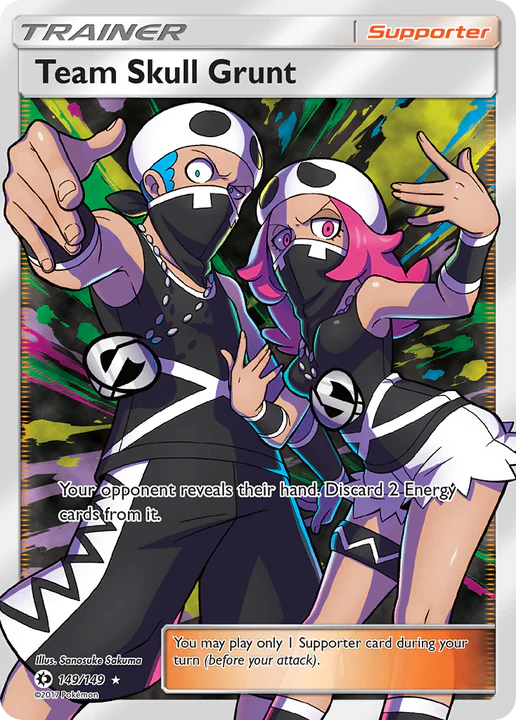 Pokemon TCG Team Skull Grunt 149/149 Sun & Moon